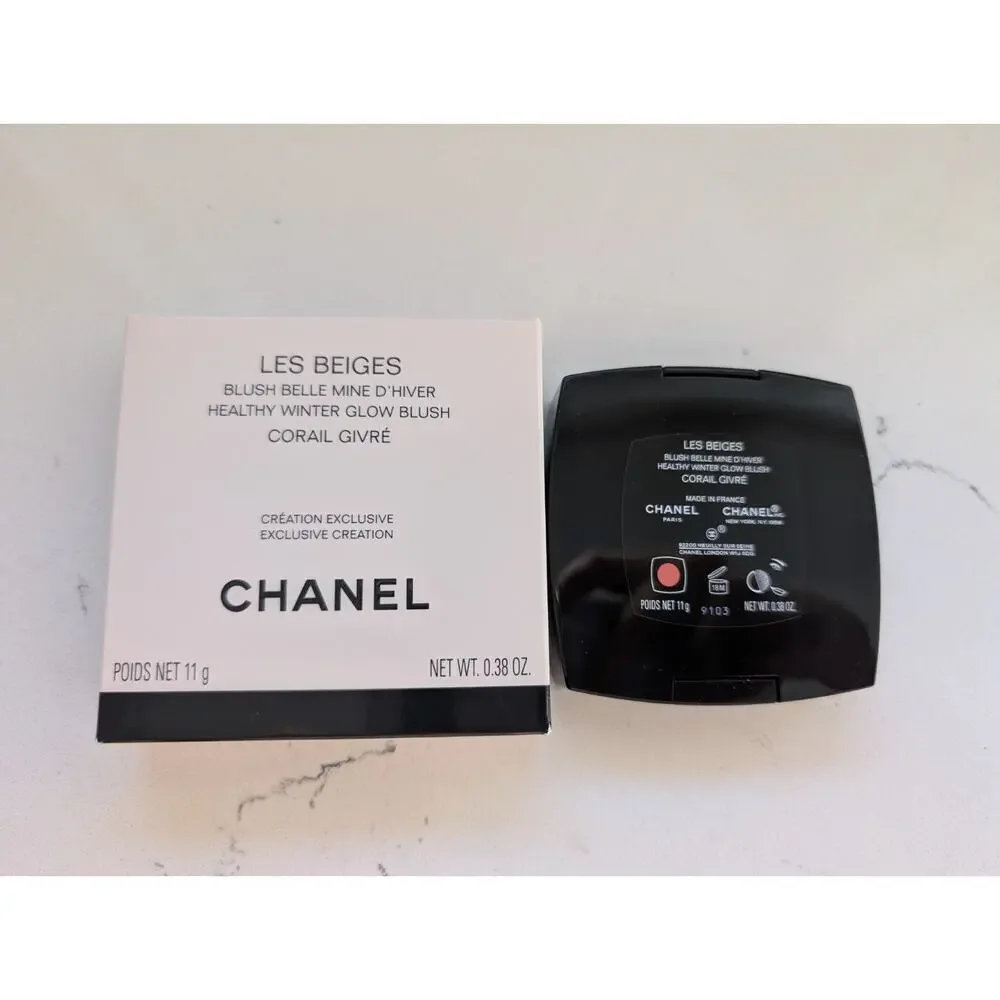 NIB Chanel Les Beiges Healthy Winter Glow Blush CORAIL GIVRÉ Limited 2024